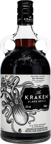 Напиток спиртной KRAKEN Блэк Спайсед 40%, 0.7л, крупный план
