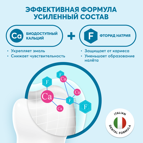 Зубная паста детская PRESIDENT Жвачка 6+, 70г, крупный план