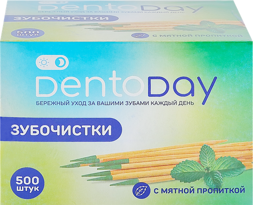 Зубочистки DENTODAY деревянные, 500шт, фото