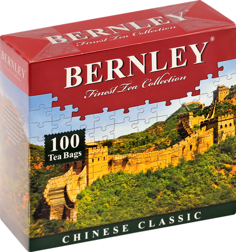 Чай зеленый BERNLEY Чайниз Классик китайский, 100пак, фотография
