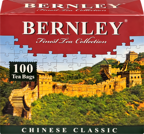 Чай зеленый BERNLEY Чайниз Классик китайский, 100пак, вид