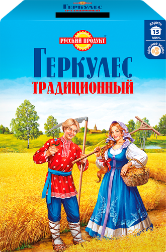 Хлопья овсяные ГЕРКУЛЕС Традиционный, 700г, фотография