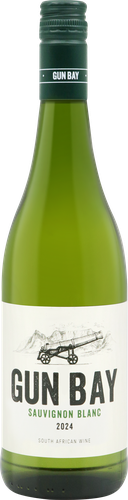 Вино GUN BAY Sauvignon Blanc Western Cape&nbsp;сортовое динарное белое&nbsp;сухое, 0.75л, фото