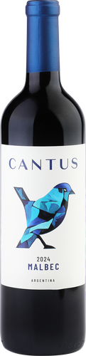 Вино CANTUS Мальбек сортовое красное сухое, 0.75л