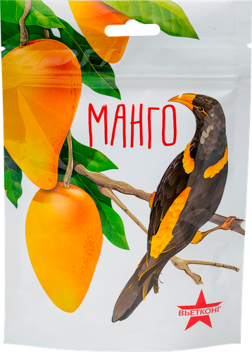Манго сушеное ВЬЕТКОНГ лепестки, 80г, крупный план