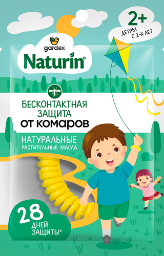 Браслет репеллентный GARDEX NATIRIN от комаров, 8г, фото