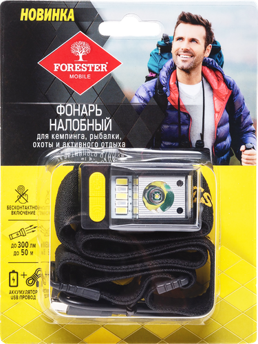Фонарь налобный FORESTER Mobile, Арт. OEC-4, фотография
