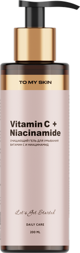 Гель для умывания TO MY SKIN Vitamin C&Niacinamide, 200мл, изображение