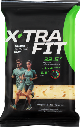 Сыр полутвердый X-TRA FIT 20%, без змж, 180г, детальное фото
