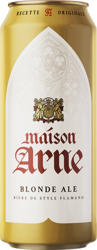 Пиво светлое MAISON ARNE Блонд Эль пастеризованное 6,6%, 0,43л, вид