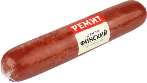 Колбаса варено-копченая РЕМИТ Сервелат Финский, весовой, картинка