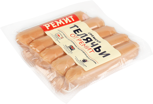 Сосиски РЕМИТ Телячьи, 480г, картинка
