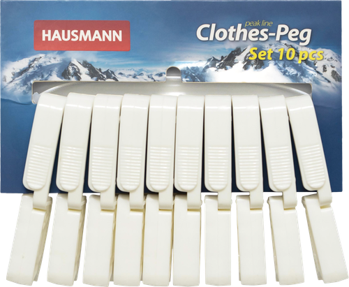 Набор прищепок HAUSMANN Clothes Peg, Арт. HM-1003, 10шт, вид