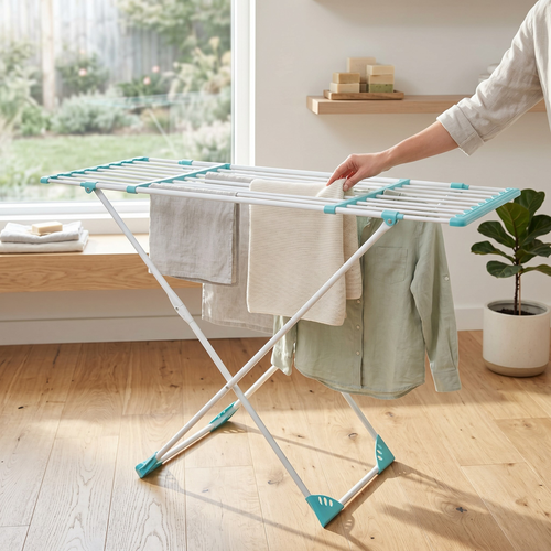 Сушилка для белья HAUSMANN Aura Deluxe, напольная, Арт. HM-XL-296, 20м, картинка