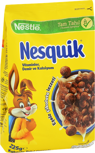 Готовый завтрак NESQUIK Шарики со вкусом шоколада, 225г, детальное фото