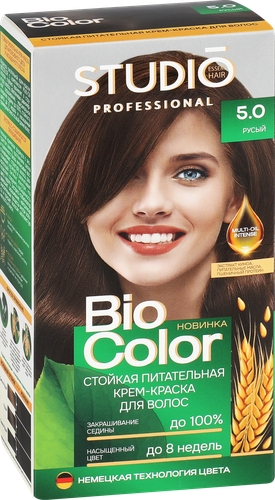 Краска для волос STUDIO Biocolor 5.0 Русый, 115мл, фото