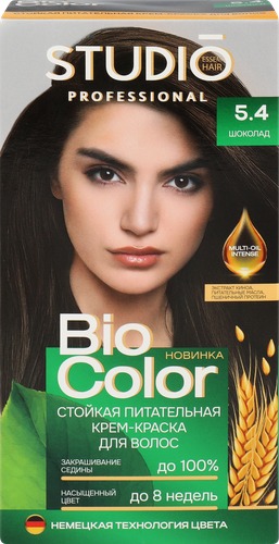 Краска для волос STUDIO Biocolor 5.4 Шоколад, 115мл, картинка