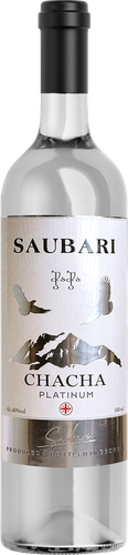Чача SAUBARI Platinum 40%, 0.5л, детальное фото