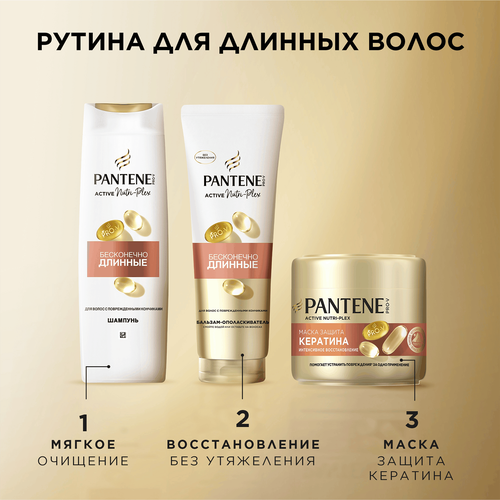 Бальзам-ополаскиватель для волос PANTENE Бесконечно длинные, 275мл, фото