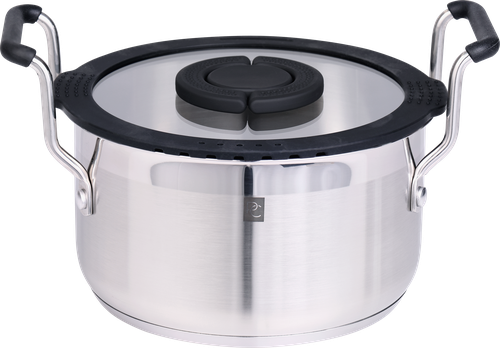 Кастрюля PLATINUM CHOICE Smart Cook, нержавеющая сталь, силикон, 2.4л, Арт. LF-SS2, вид