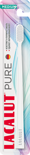 Зубная щетка LACALUT Pure средней жесткости, фотография