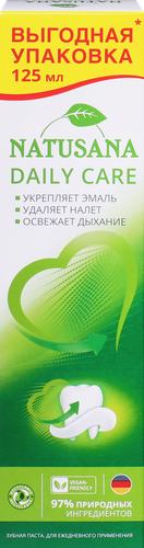 Зубная паста NATUSANA Daily care, 125мл, крупный план