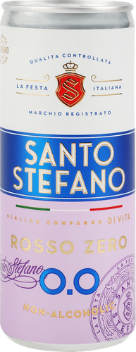 Напиток безалкогольный SANTO STEFANO Rosso, 0.25л, изображение
