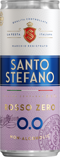 Напиток безалкогольный SANTO STEFANO Rosso, 0.25л, вид