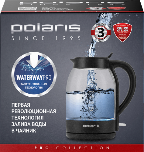 Чайник электрический POLARIS с верхним заливом, Арт. PWK 1797 CGL Polaris, крупный план