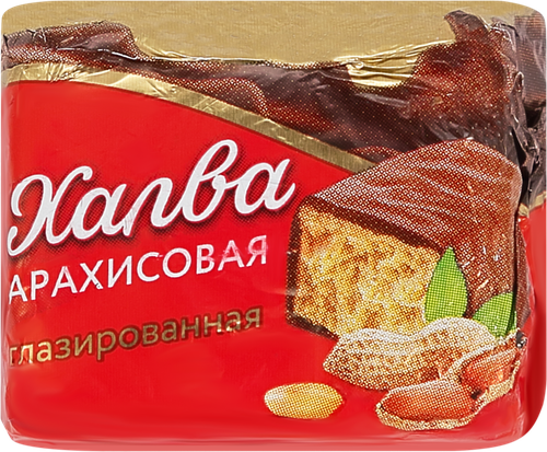 Халва арахисовая АЗОВСКАЯ КФ глазированная, весовая, детальное фото