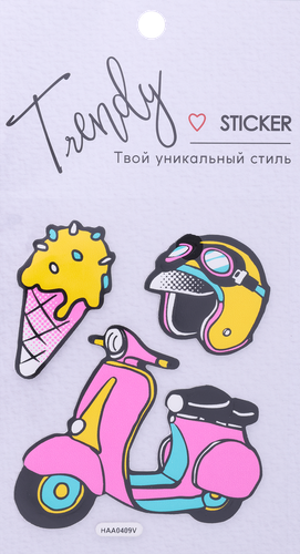 Набор стикеров КРОК&ДИЛЛИ Trendy 18х10,7см, Арт. HAA0400, вид