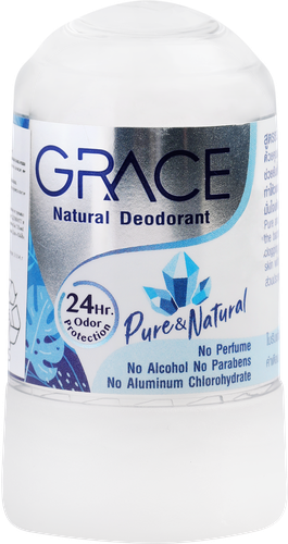 Дезодорант-стик GRACE Кристаллический Натуральный 100%, 70г, картинка