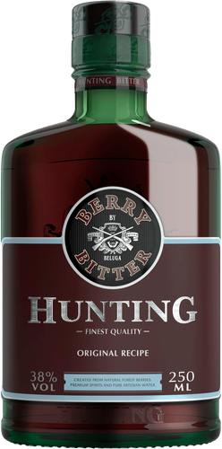 Ликер HUNTING Ягодный 38%, десертный, 0.25
