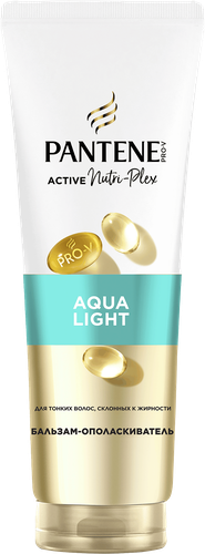 Бальзам-ополаскиватель для волос PANTENE Aqua Light, 275мл, изображение