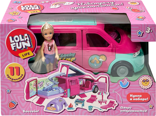 Набор игровой LOLAFUN Кемпинг, Арт. KB001368, изображение