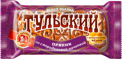Пряник ТУЛЬСКИЙ ПРЯНИК со смородиной, 130г, крупный план