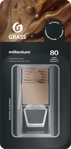 Ароматизатор автомобильный GRASS Millennium, подвесной, Арт. AC-0192, 20мл, изображение