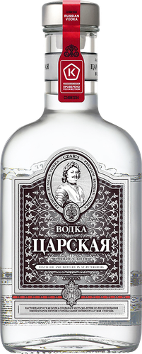 Водка ЦАРСКАЯ Оригинальная 40%, 0.35л, фотография
