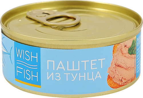 Паштет рыбный WISH FISH из тунца, 100г, фотография