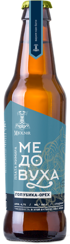 Медовуха MJOLNIR Плата Мимира Голубика, орех 4,7%, 0,5л, изображение