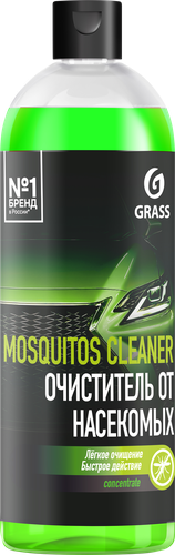 Стеклоомыватель летний GRASS Mosquitos Cleaner, концентрат, Арт. 110103, 1л, детальное фото