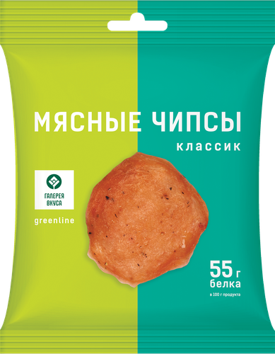 Чипсы мясные сыровяленые из курицы ГАЛЕРЕЯ ВКУСА, 30г, изображение
