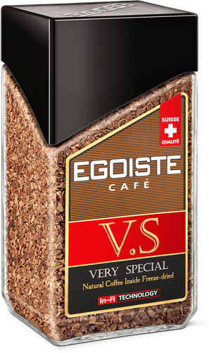 Кофе молотый в растворимом EGOISTE V.S. Кенийская арабика сублимированный, 100г, картинка