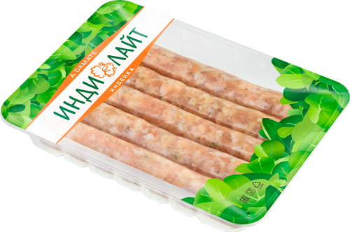 Колбаски из индейки ИНДИЛАЙТ Барбекю, 350г, изображение