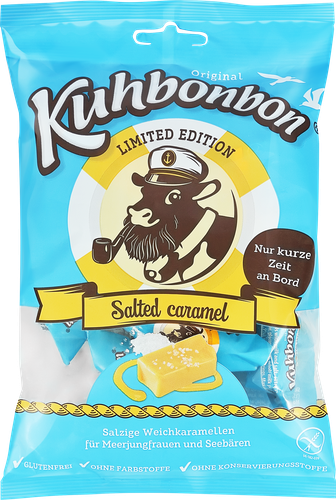 Карамель KUHBONBON Salted Caramel, сливочная со вкусом соленой карамели, 175г, фото