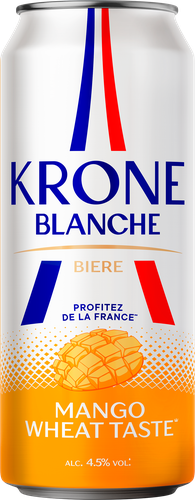 Напиток пивной KRONE BIERE Mango пастеризованный 4,5%, 0,45л, фото