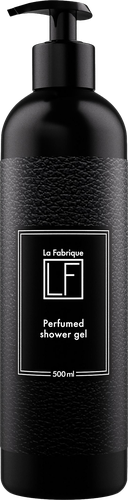 Гель для душа LA FABRIQUE Эталонная кожа, сладкая амбра, 500мл, фотография