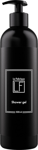 Гель для душа LA FABRIQUE Табак, ваниль, 500мл, крупный план