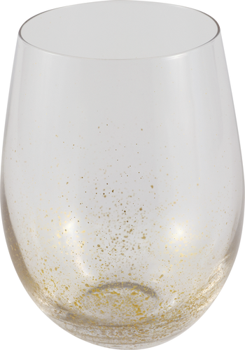 Стакан HOMECLUB Gold Speckle, стекло, 530мл, Арт. HMR2778-1, крупный план