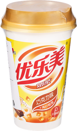 Напиток чайный YOULEMEI Bubble teа Шоколад с мармеладками в стакане, 80г, фото